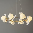 Gingko Orb Chandelier