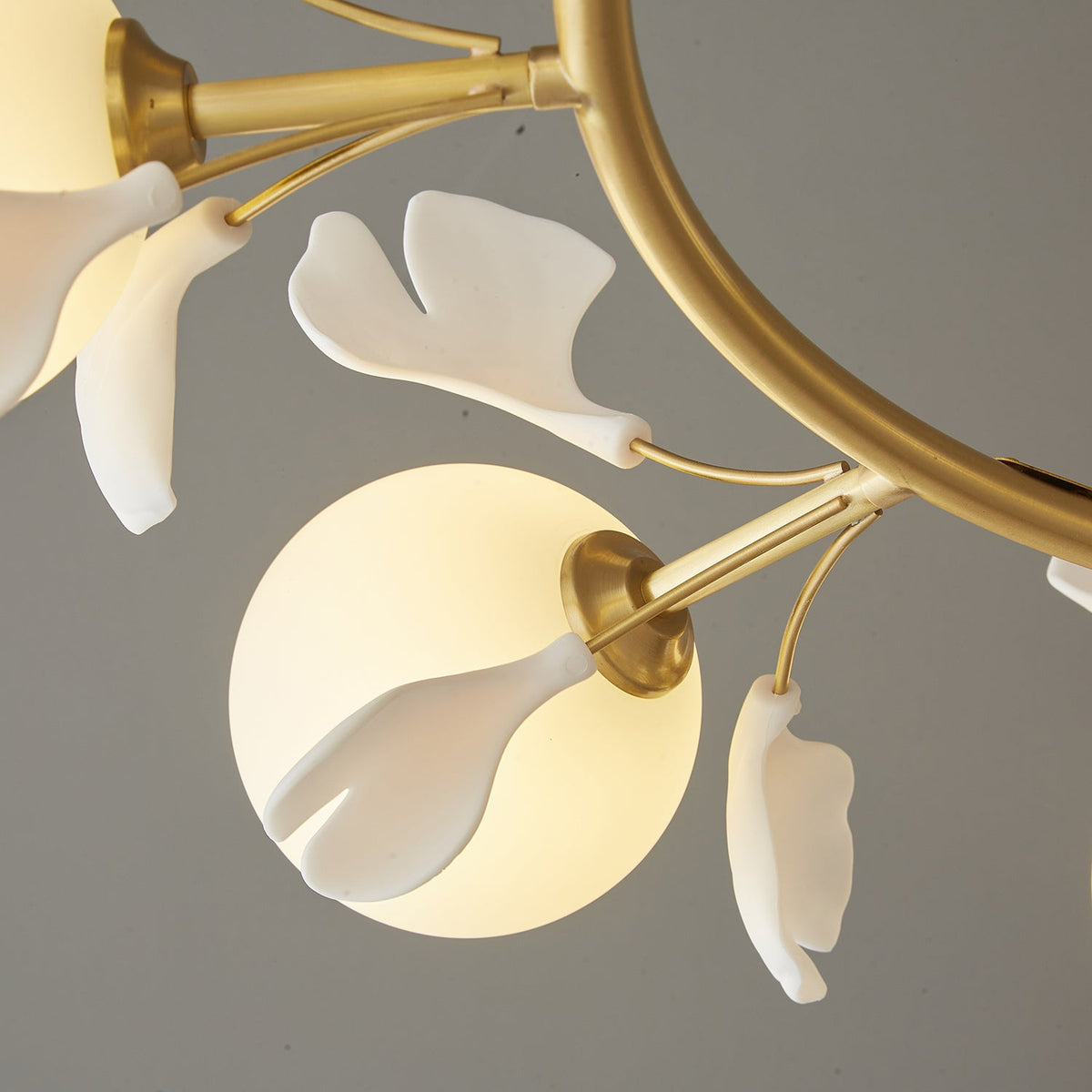 Gingko Orb Chandelier