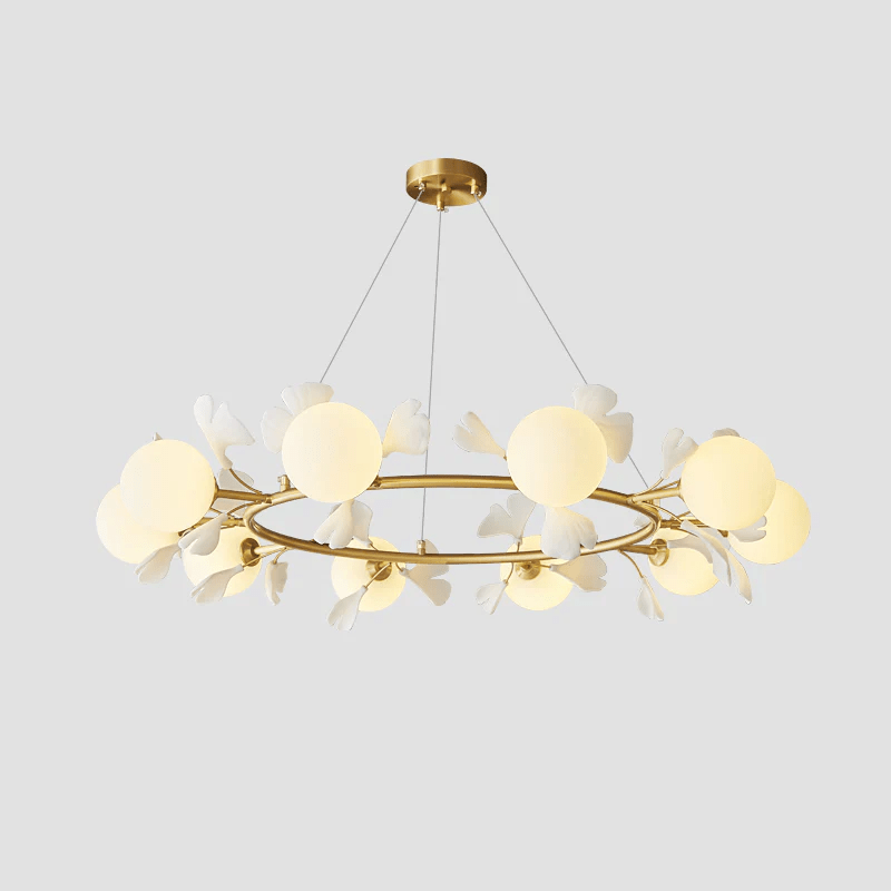 Gingko Orb Chandelier