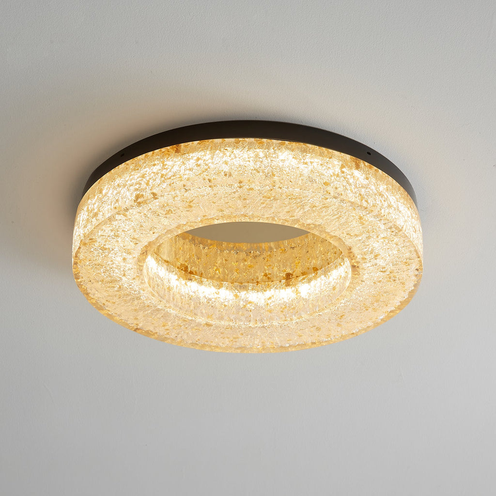 Ice Crack Circle Ceiling Lamp