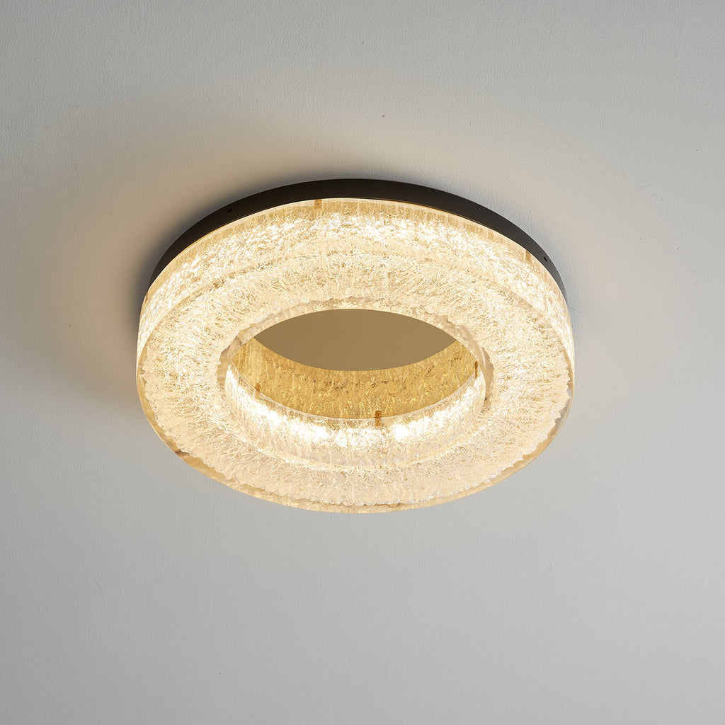 Ice Crack Circle Ceiling Lamp