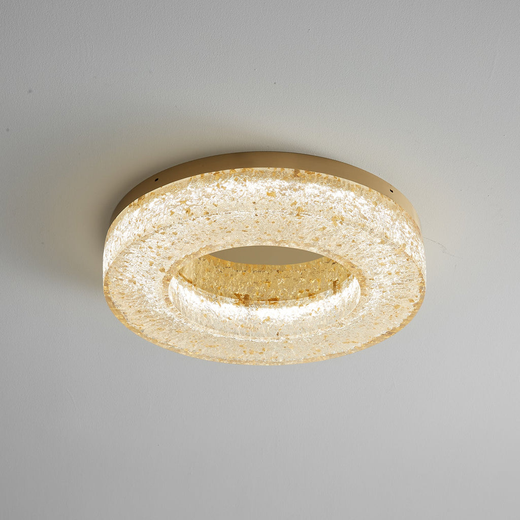 Ice Crack Circle Ceiling Lamp