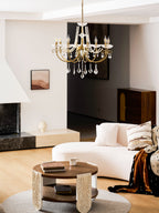 Imperial Pearl Crystal Chandelier