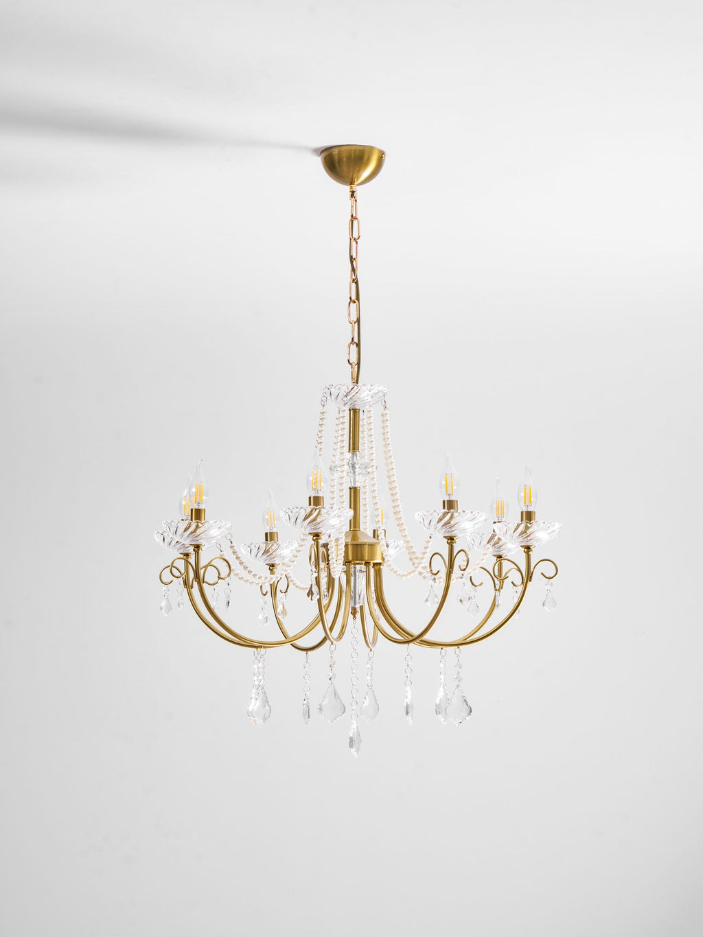 Imperial Pearl Crystal Chandelier