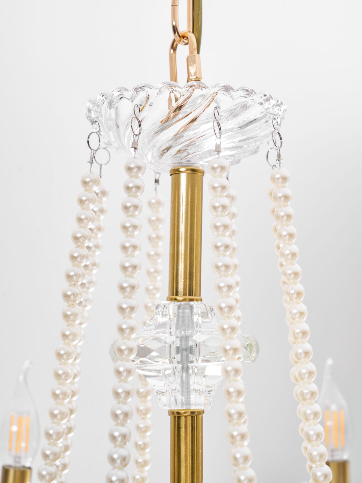 Imperial Pearl Crystal Chandelier