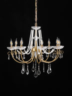 Imperial Pearl Crystal Chandelier