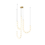 Acrylic Pearl Necklace Chandelier