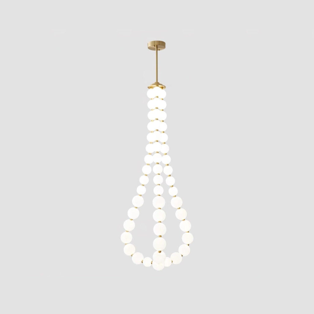 Acrylic Pearl Necklace Chandelier