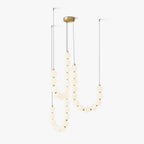Acrylic Pearl Necklace Chandelier