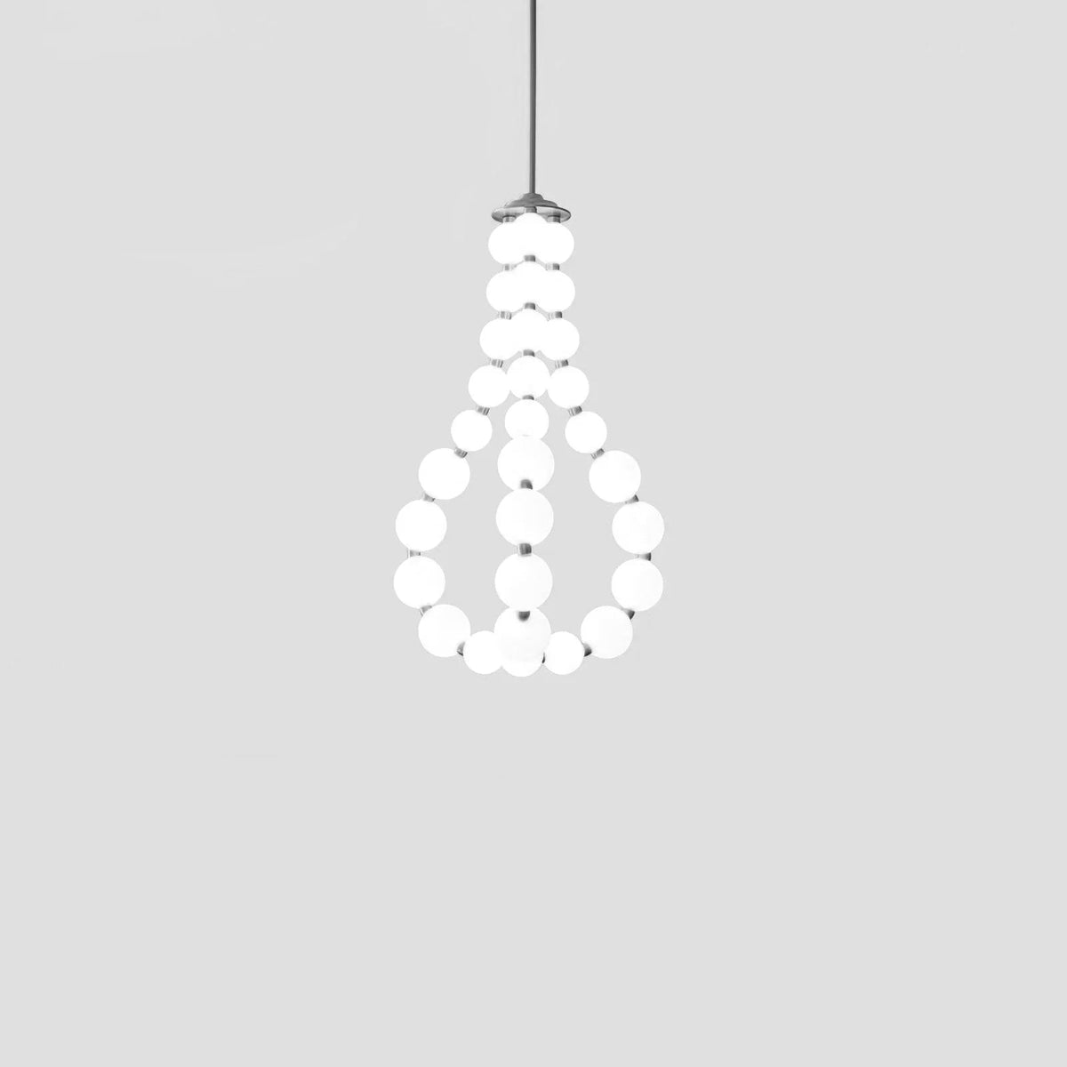 Acrylic Pearl Necklace Chandelier