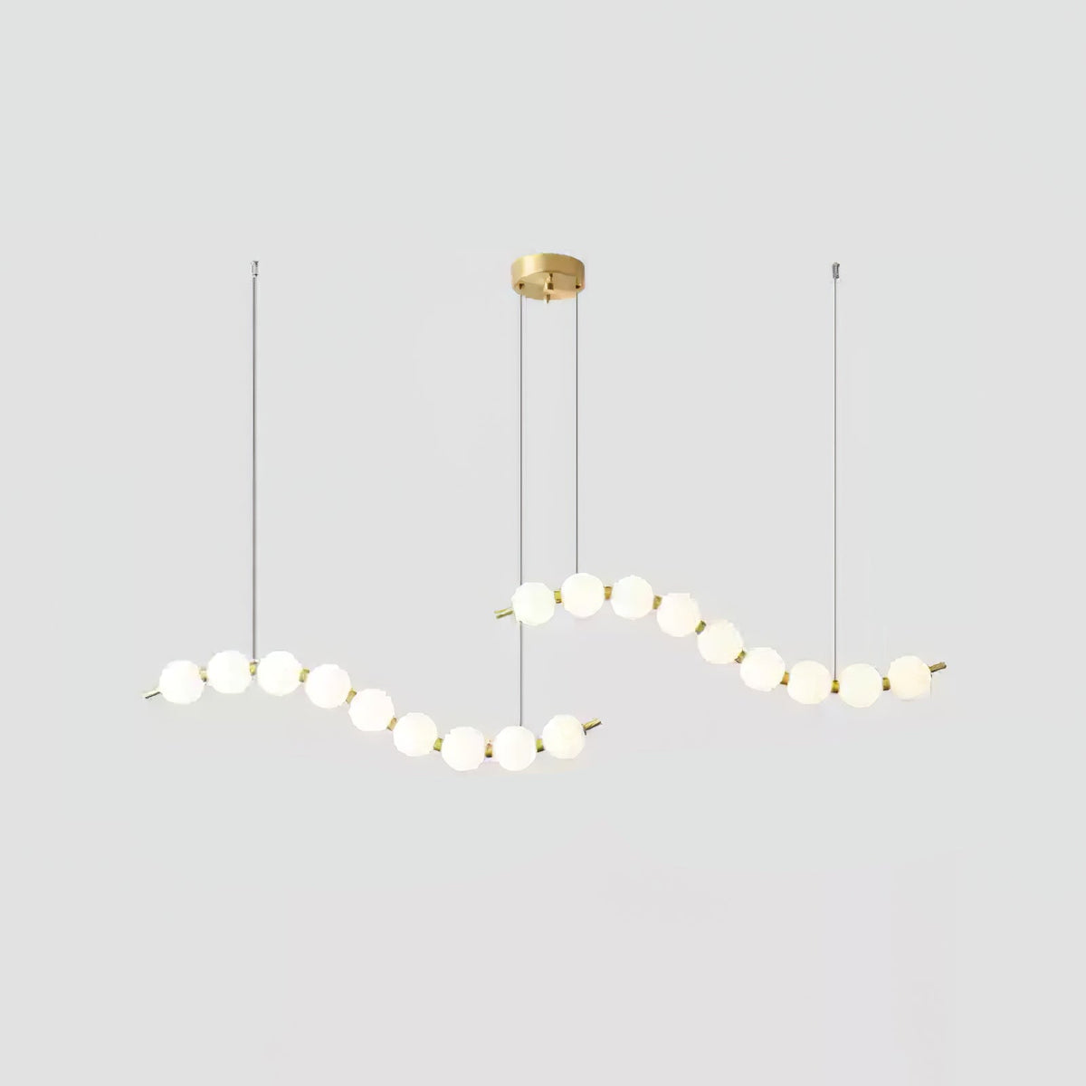 Acrylic Pearl Necklace Chandelier