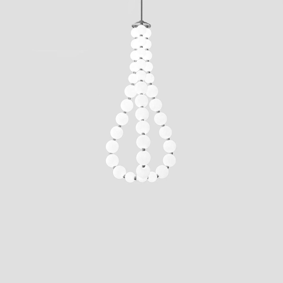 Acrylic Pearl Necklace Chandelier