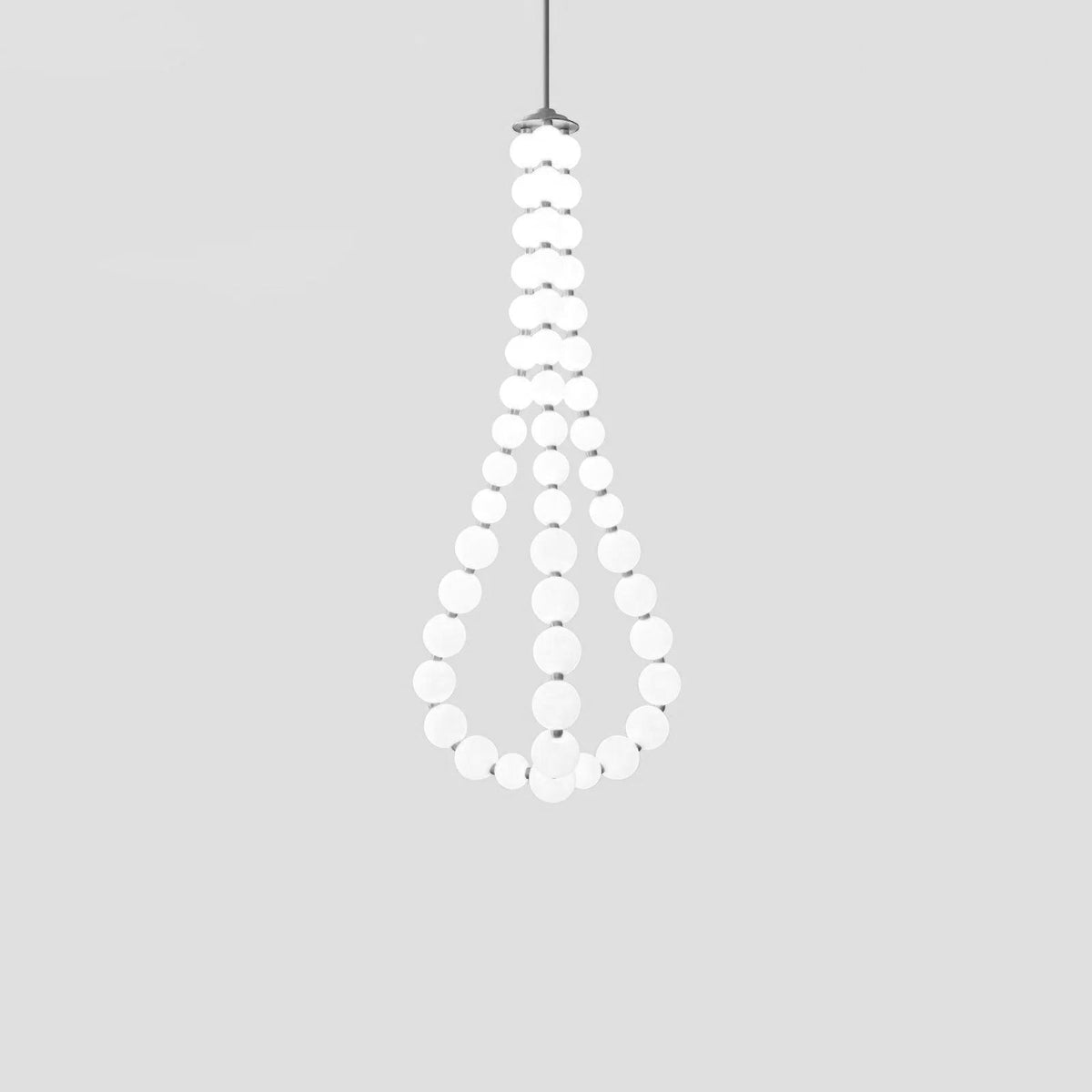 Acrylic Pearl Necklace Chandelier
