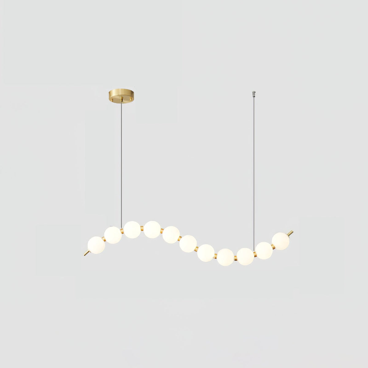Acrylic Pearl Necklace Chandelier