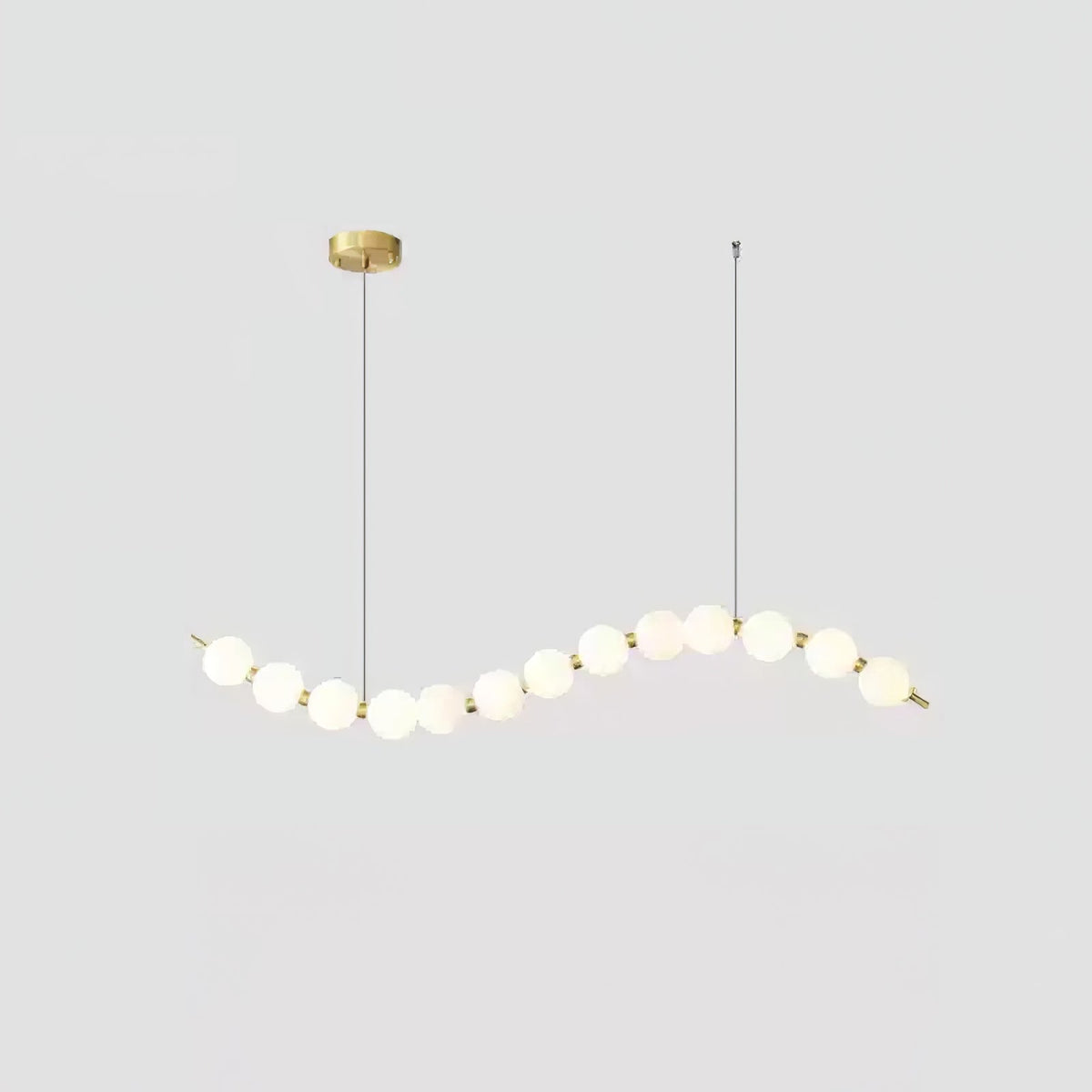 Acrylic Pearl Necklace Chandelier