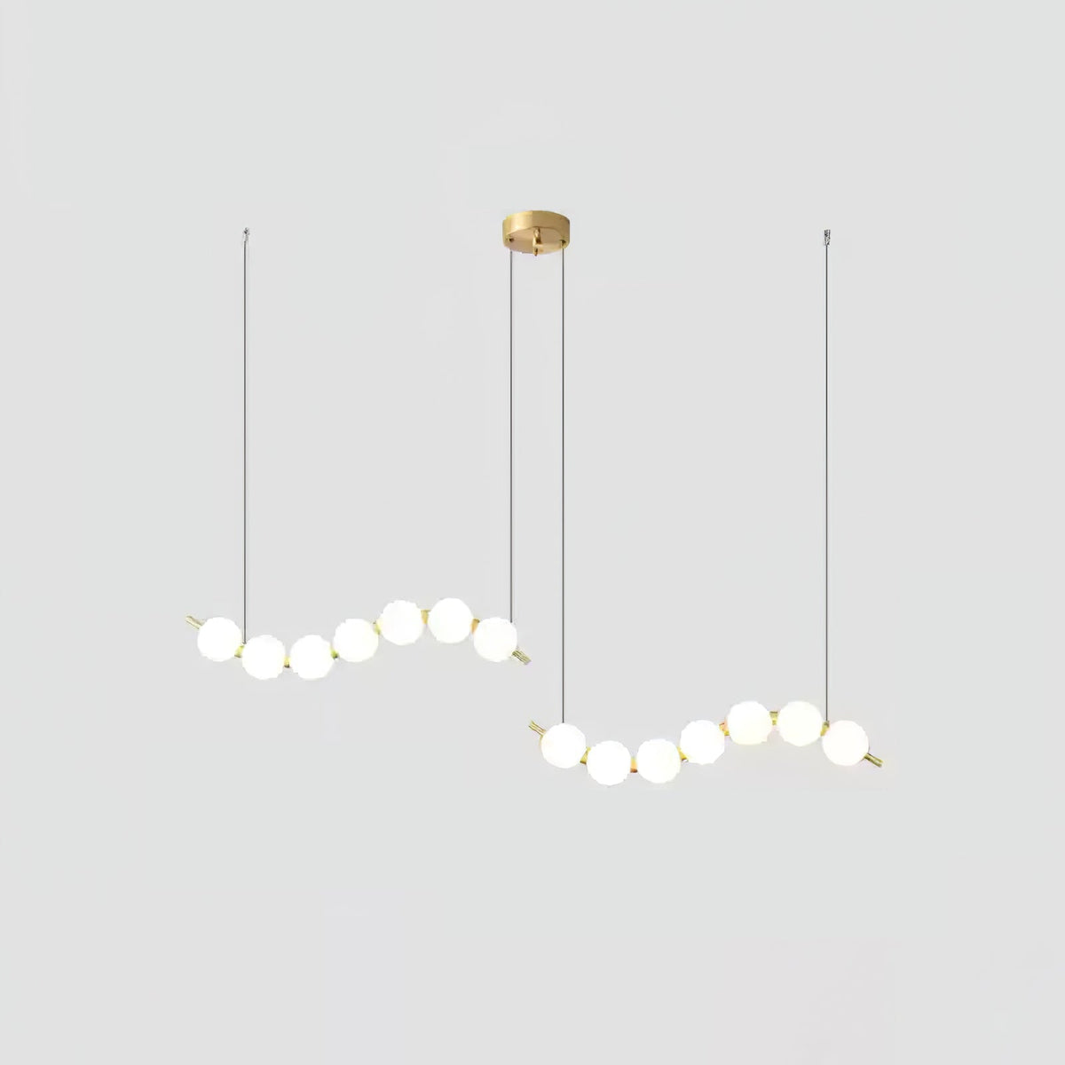 Acrylic Pearl Necklace Chandelier