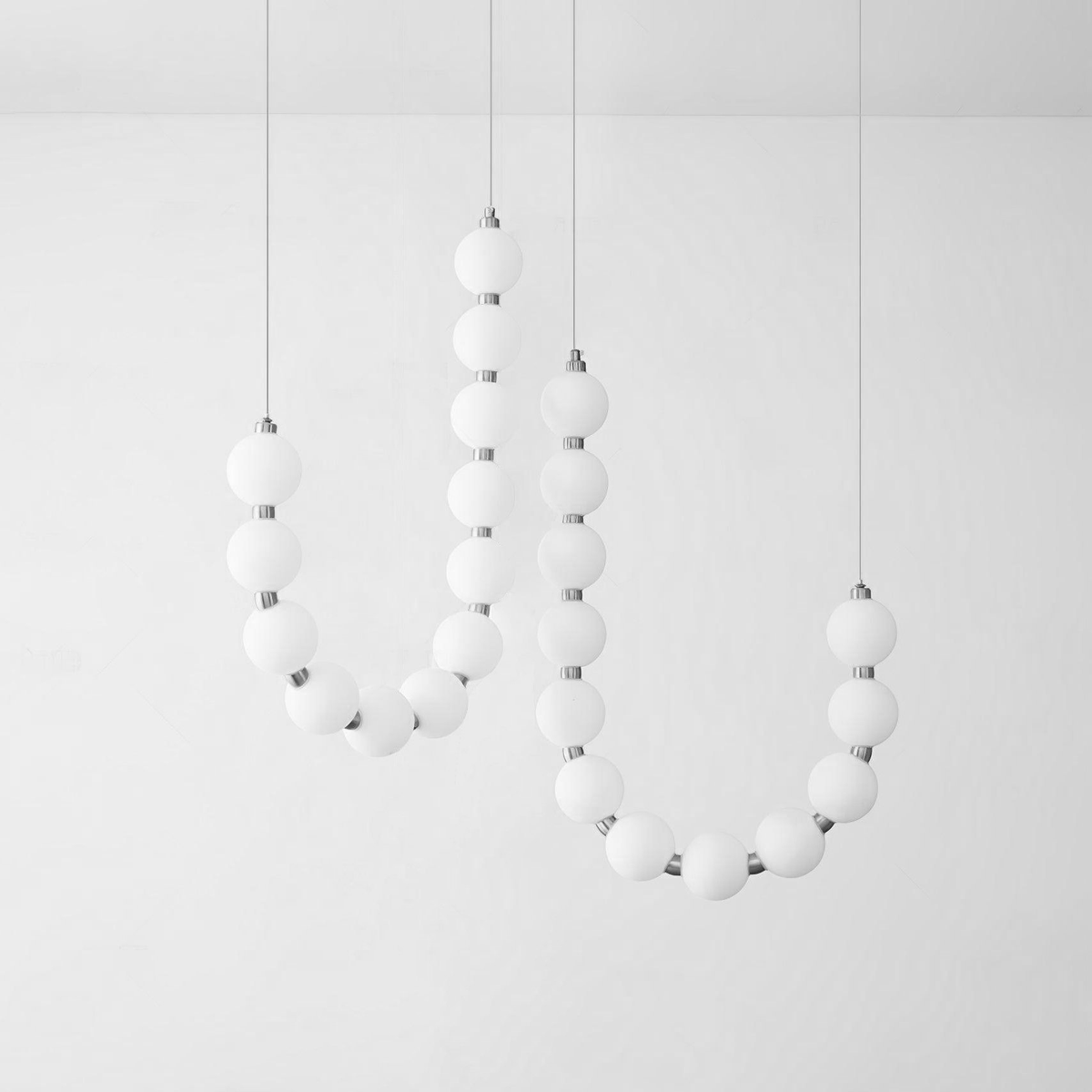Acrylic Pearl Necklace Chandelier
