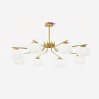 Plastic Cotton Balls Chandelier