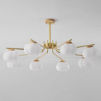 Plastic Cotton Balls Chandelier