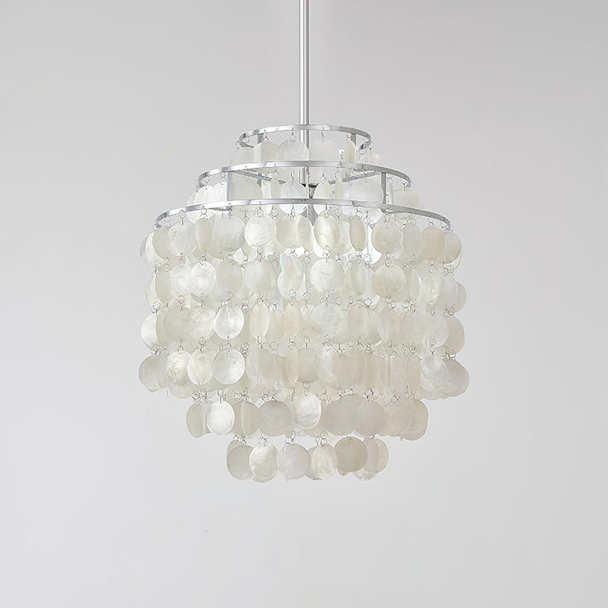 Round Shell Chandelier B
