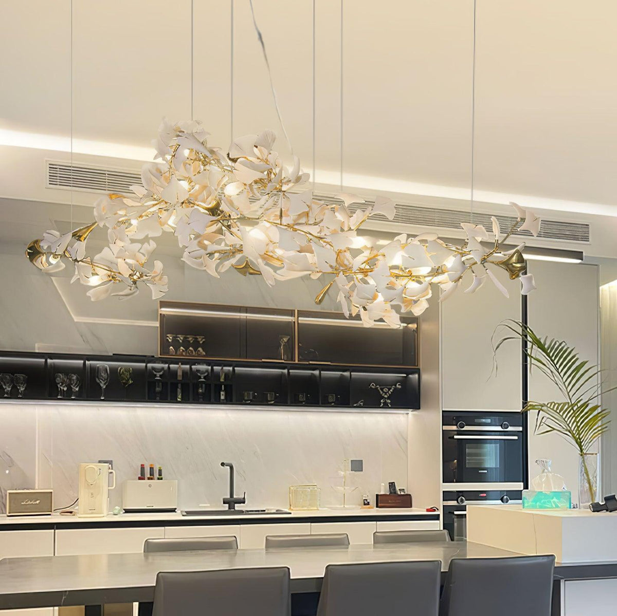 Gingko Wing Chandelier