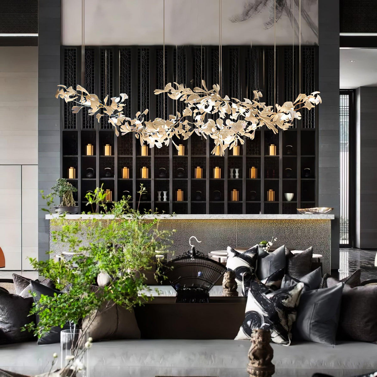 Gingko Wing Chandelier