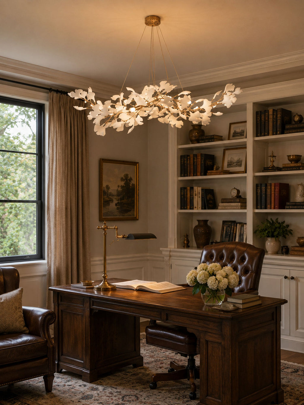 Gingko Wing Chandelier
