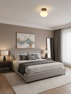 White Shell Ceiling Lamp
