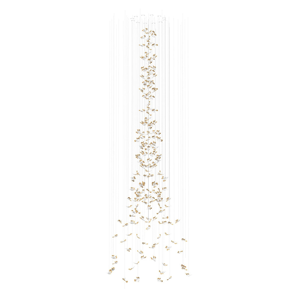 Frosted Petals Frozen Chandelier