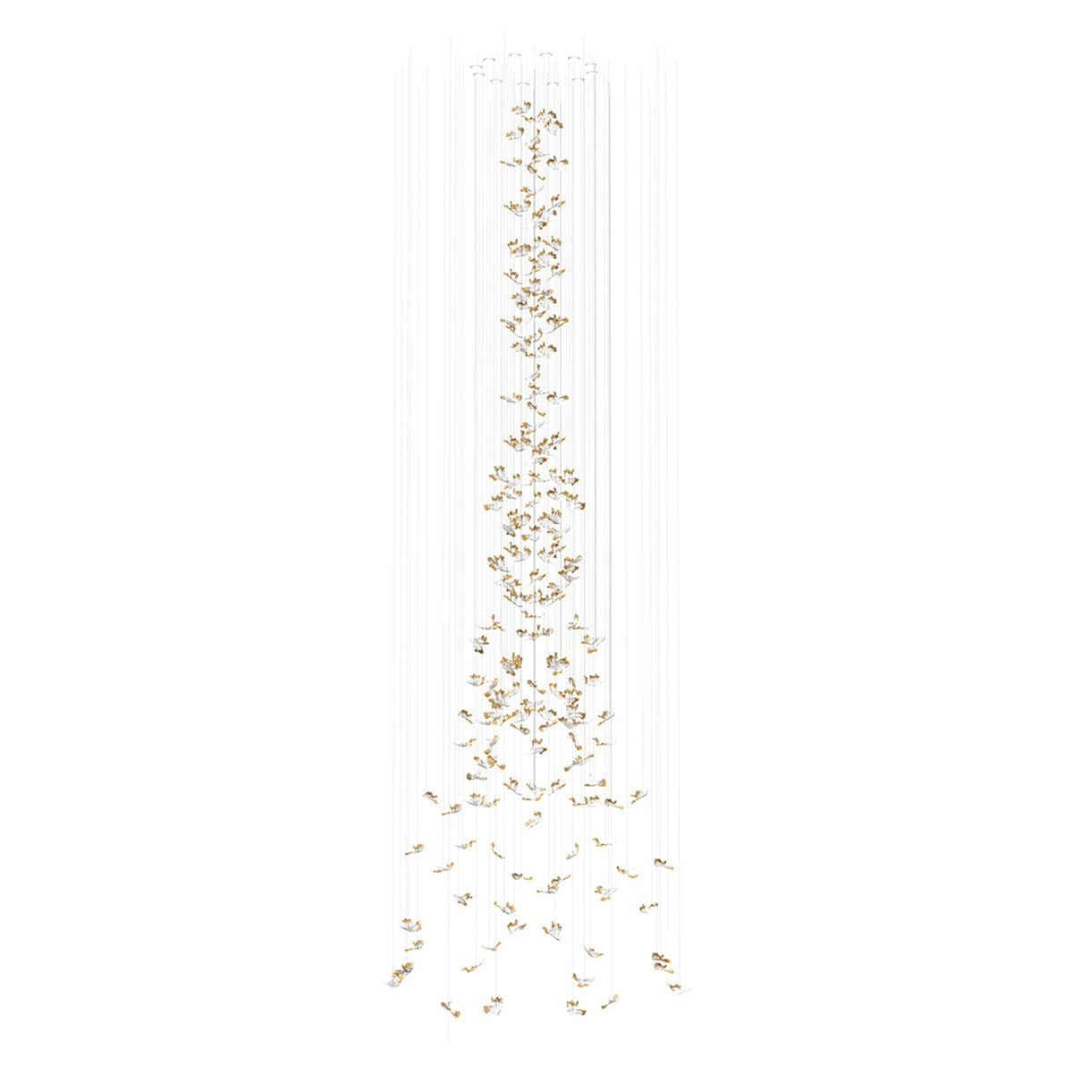 Frosted Petals Frozen Chandelier