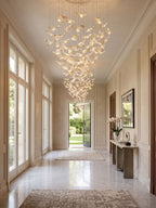 Frosted Petals Frozen Chandelier