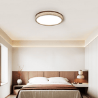 Travertine Halo Round Ceiling Lamp