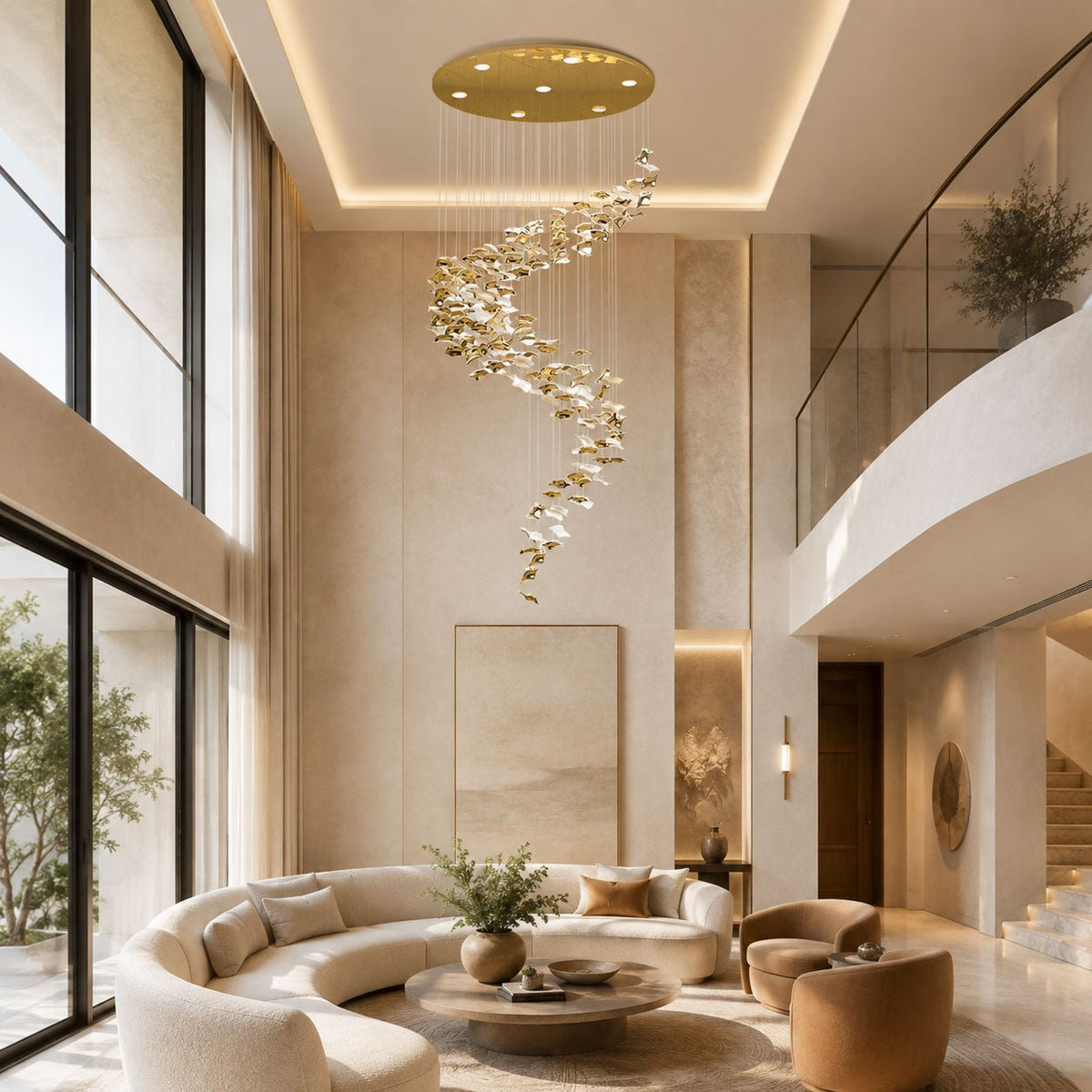 Whispering Kerchiefs Chandelier
