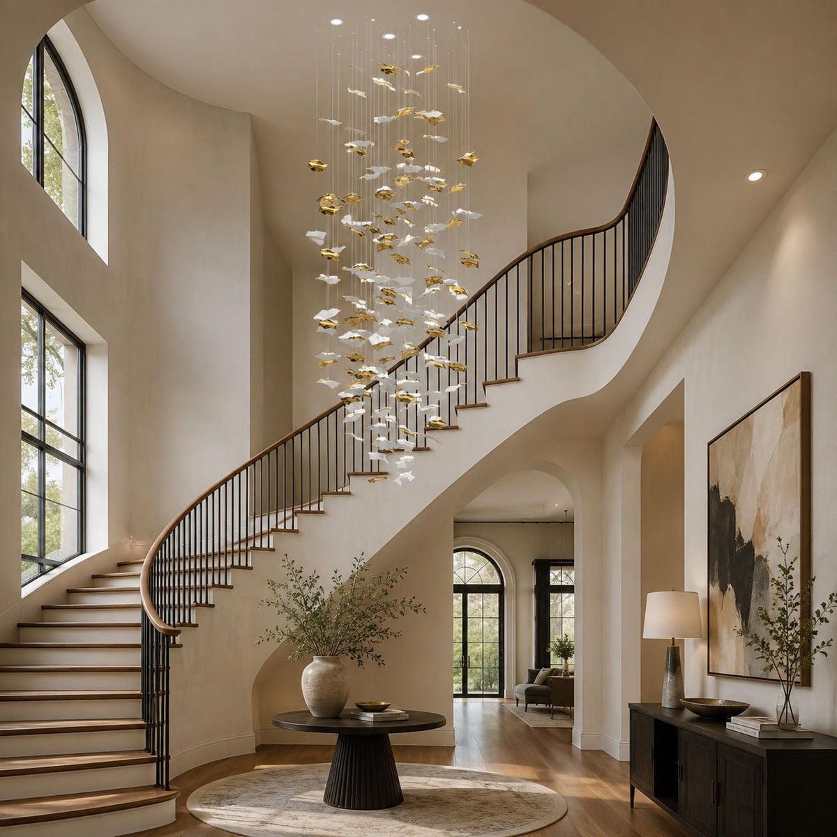 Whispering Kerchiefs Chandelier