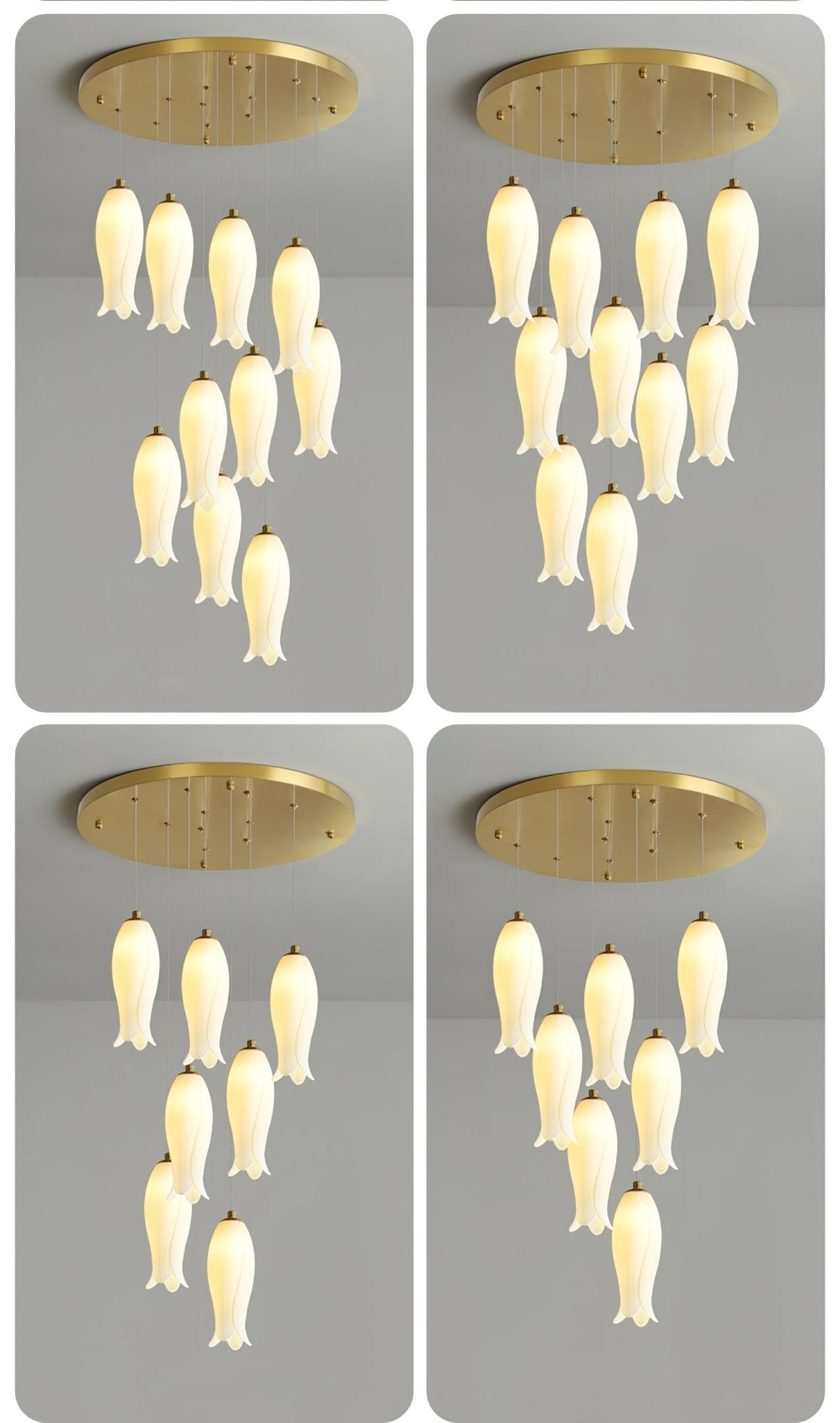 Luma Flora Stairs Chandelier