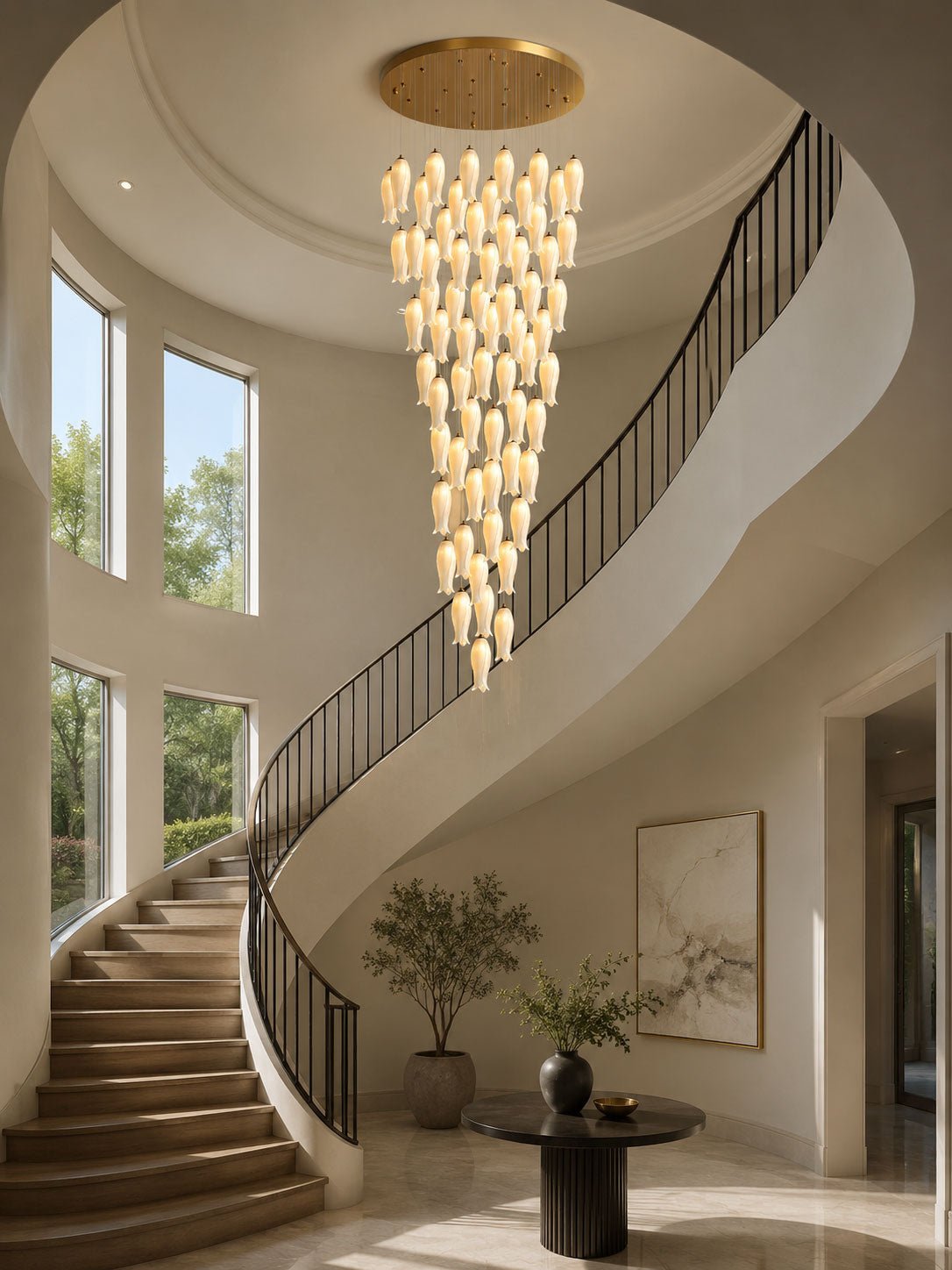 Luma Flora Stairs Chandelier