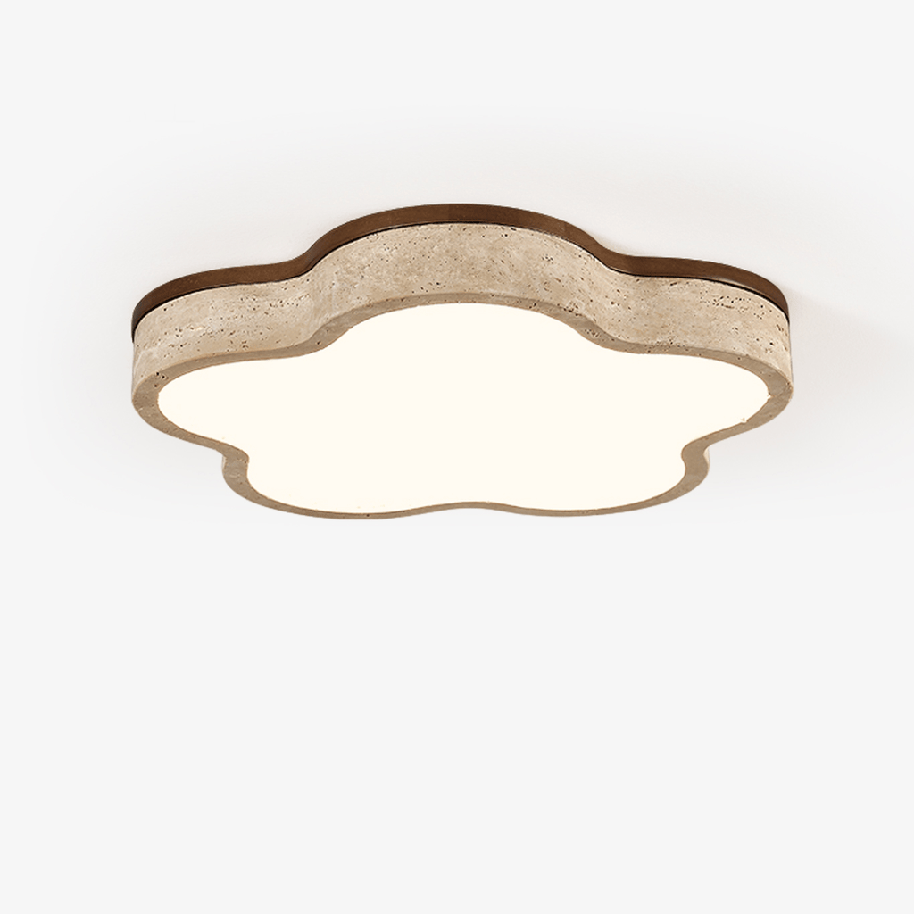 Cloudline Travertine Ceiling Lamp