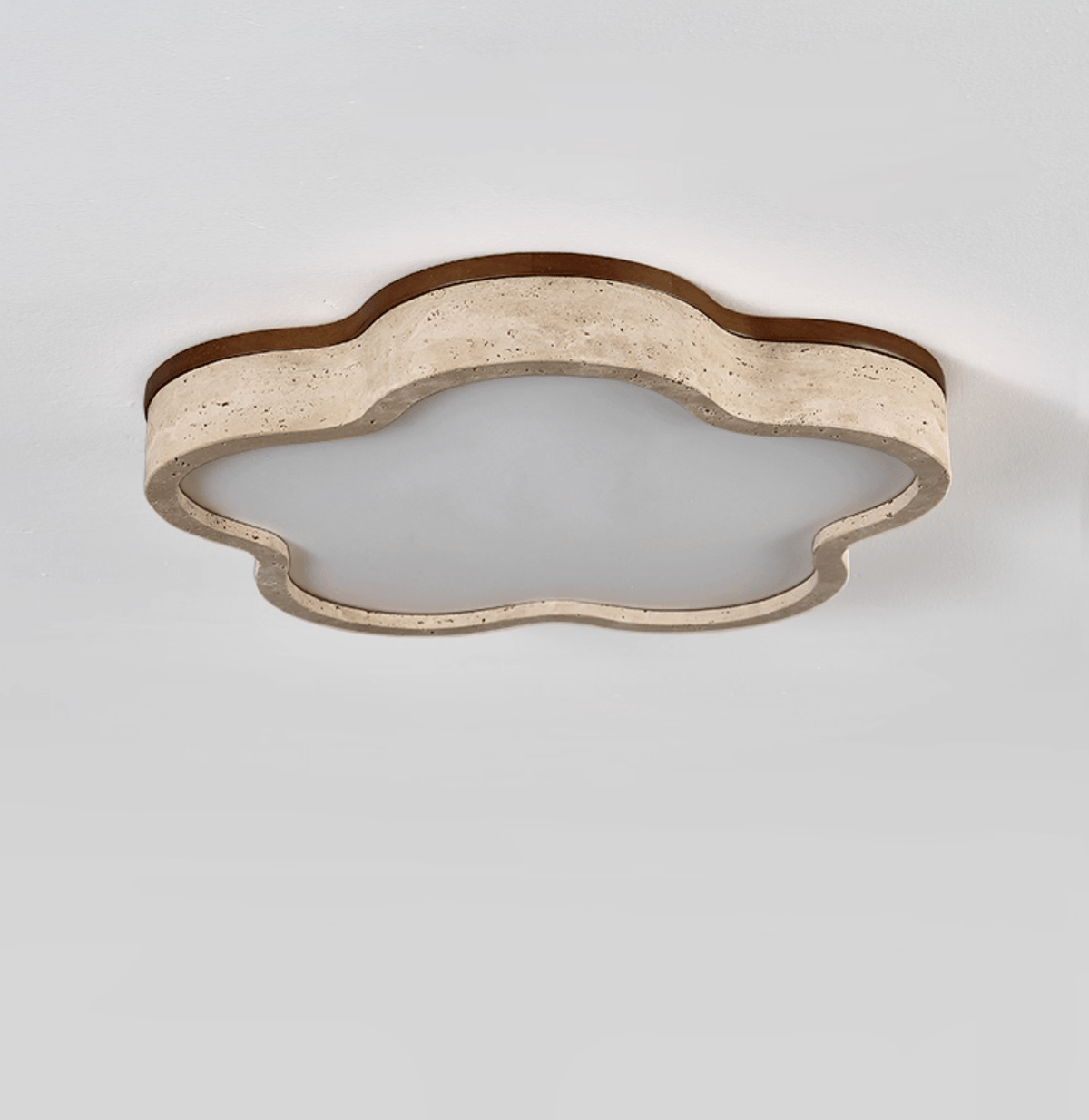 Cloudline Travertine Ceiling Lamp