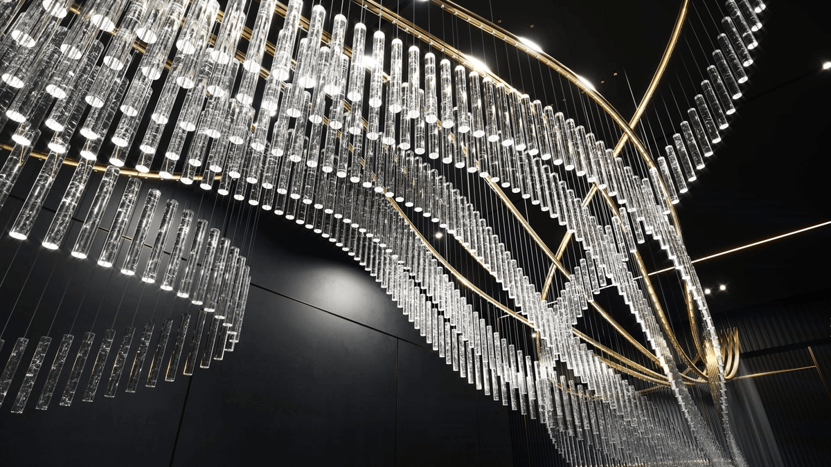 Rivella Cascade Fringe Chandelier