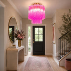 Fiora Purple Glass Ceiling Lamp