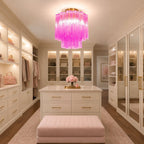Fiora Purple Glass Ceiling Lamp