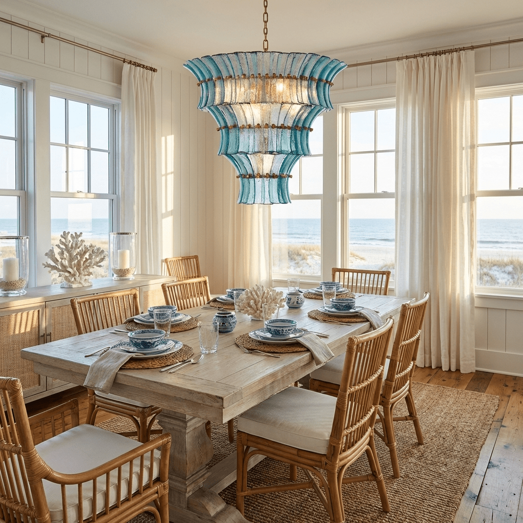 Calyra Tiered Glass Chandelier