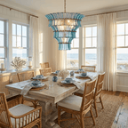 Calyra Tiered Glass Chandelier