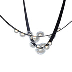 Orvyn Leather Arc Chandelier