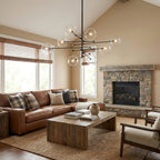 Glass Globe Mobile Chandelier