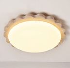 Travertine Scallop Edge Ceiling Light