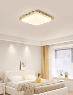 Travertine Scallop Edge Ceiling Light