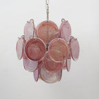 Lunaria Disc Glass Chandelier