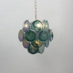 Lunaria Disc Glass Chandelier