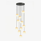 Pillow Alabaster Cluster Chandelier